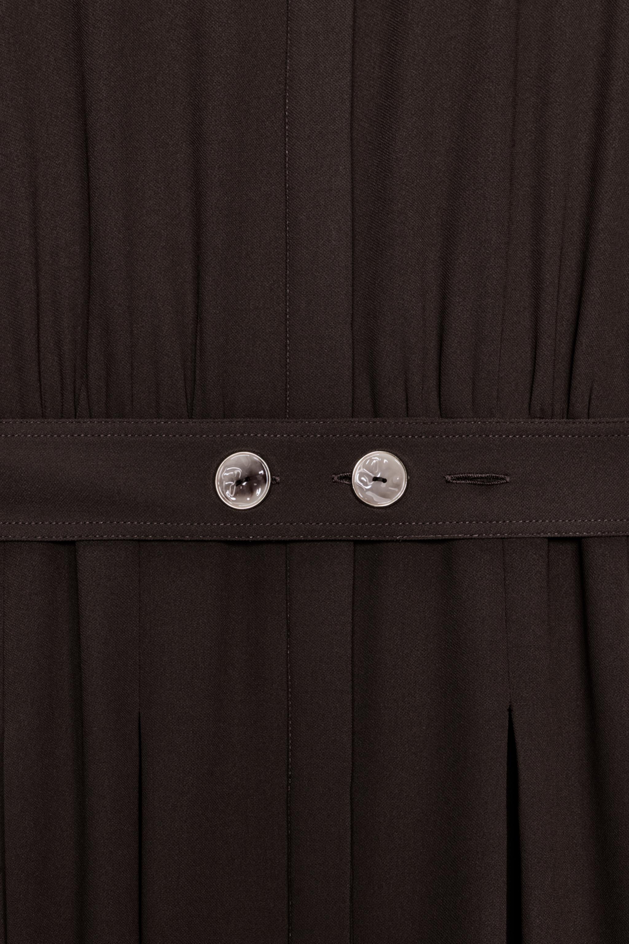 BELTED MIDI DRESS